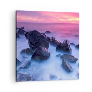 Obraz na plátne - Narodeniny v lesku a v hmle - 60x60 cm