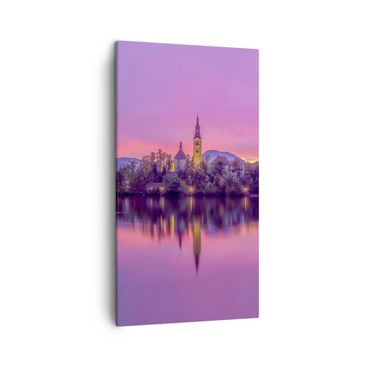 Obraz na plátne - Rozprávkový ostrov za súmraku - 45x80 cm