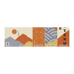 Vzorka samolepiacej fototapety Deluxe Sticker - V japonskom duchu - ázijský, japončina, Krajina - 100x30 cm