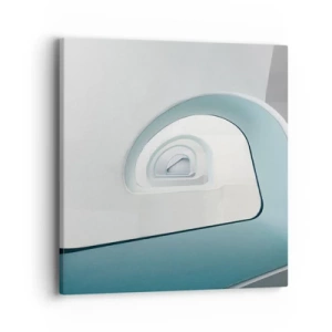 Obraz na plátne - Na dno modrej - 40x40 cm