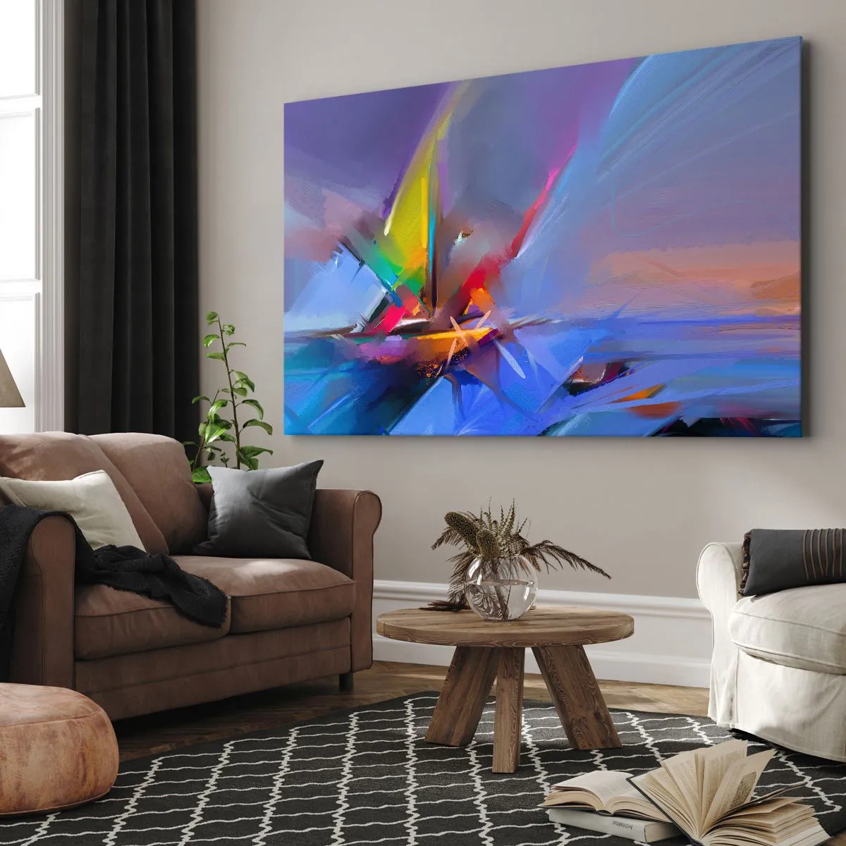 Obraz na plátne - Preletela ako vták - 120x80 cm