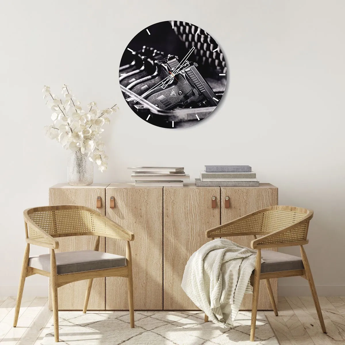 Nástenné hodiny - Mužský šport - 30x30 cm