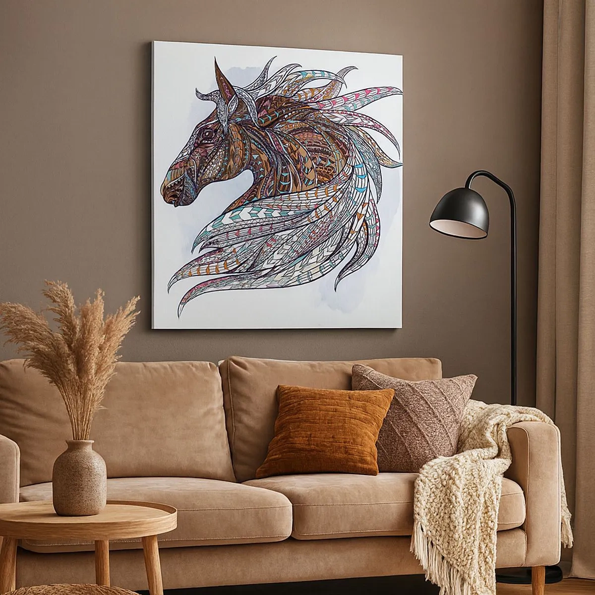 Obraz na plátne - Keltský vojnový or - 30x30 cm