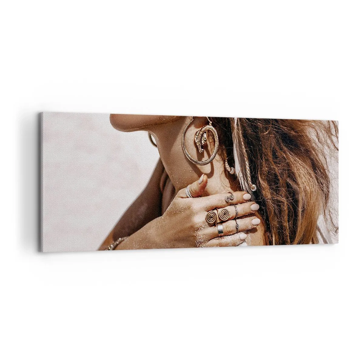 Obraz na plátne - Kráľovná divokej pláže - 120x50 cm