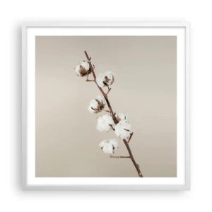 Plagát v bielom ráme - Pri zdroji mäkkosti - 60x60 cm