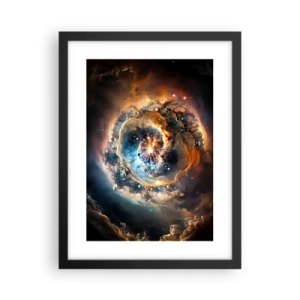 Plagát v čiernom ráme - Začiatok - 30x40 cm