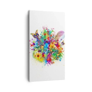 Obraz na plátne - Kytica radosti - 45x80 cm