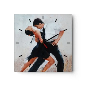 Nástenné hodiny - Tango mojich túžob a snov - 30x30 cm