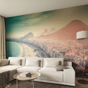 Fototapeta Standard Eco - Večná dovolenka v Riu - pobrežie, Rio de Janeiro, Pláž - 350x256 cm