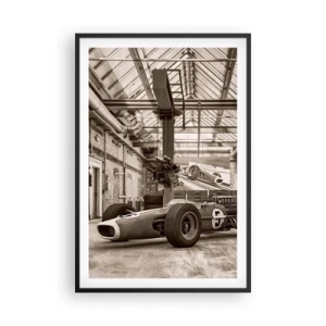 Plagát v čiernom ráme - Odpočinok víťaza - 61x91 cm