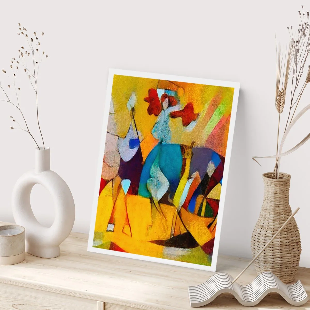 Plagát - Slnko - život - radosť - 30x40 cm