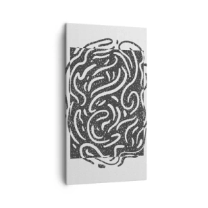 Obraz na plátne - Abstrakcia: tanec radosti - 45x80 cm