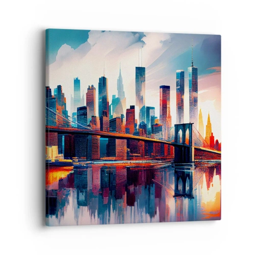 Obraz na plátne - Famózny New York - 40x40 cm