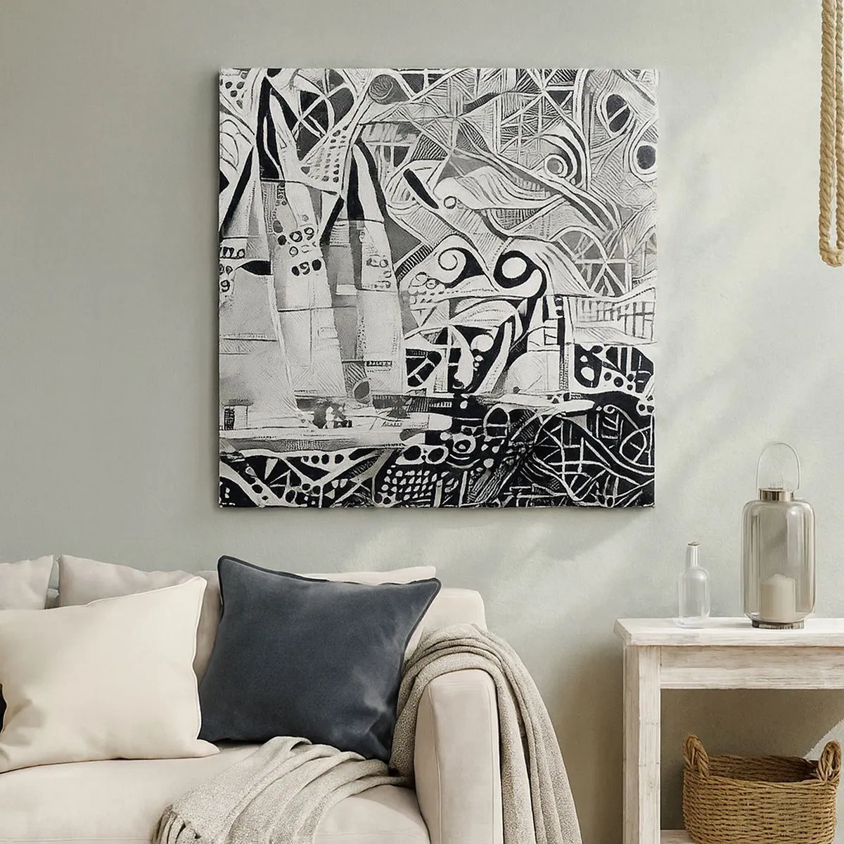 Obraz na plátne - Medzi vlnami - 30x30 cm