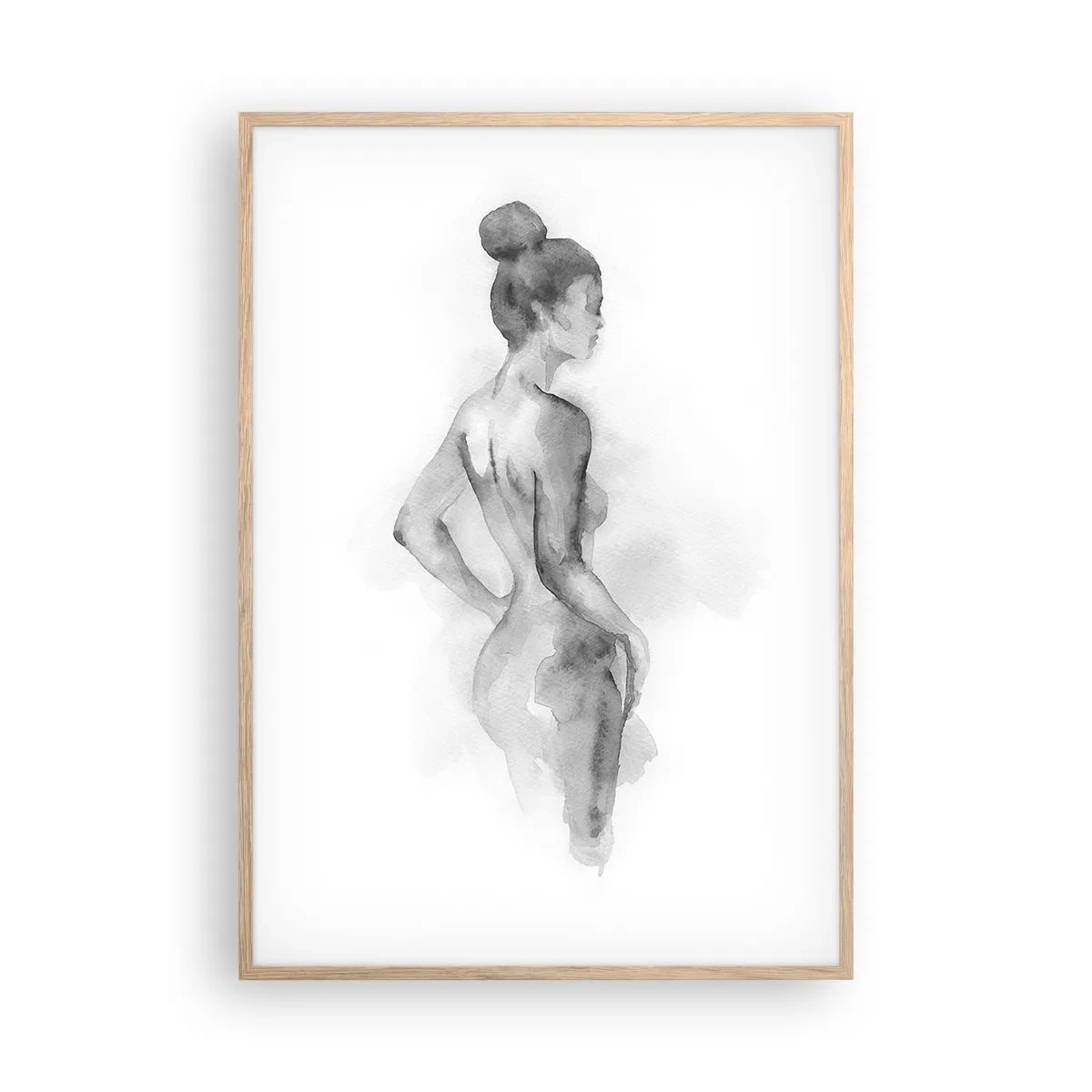 Plagát v ráme zo svetlého duba - Krásne ako maľba - 70x100 cm