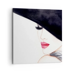 Obraz na plátne - Elegancia a zmyselnosť - 60x60 cm