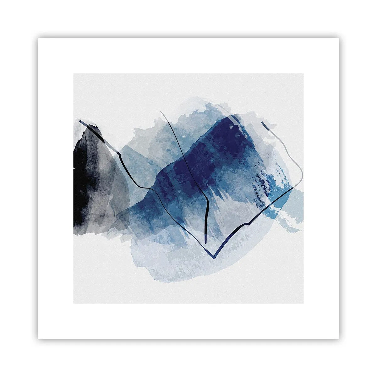Plagát - Ľadová hora - 30x30 cm