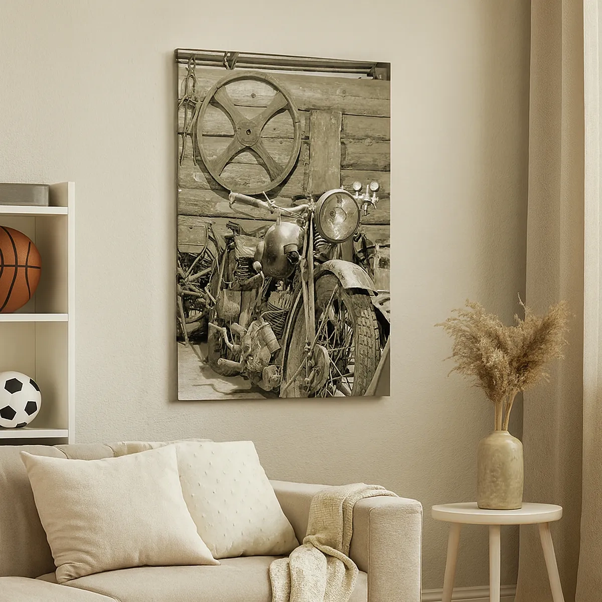 Obraz na plátne - V kôlni strýka Mariána - 50x70 cm