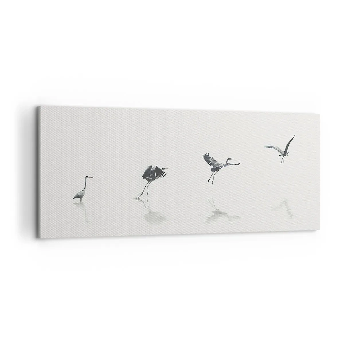 Obraz na plátne - Štyri jednoduché kroky - 100x40 cm