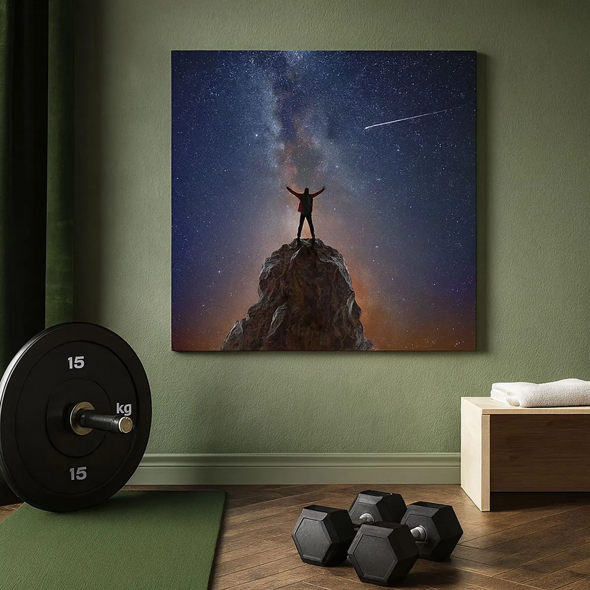 Obraz na plátne - Sila je so mnou! - 30x30 cm