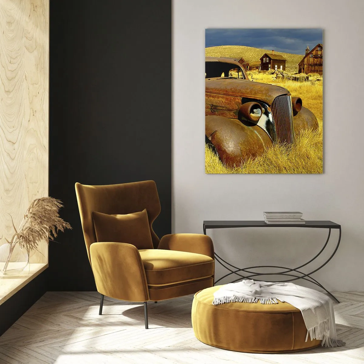 Obraz na skle - Zaslúžený odpočinok - 50x70 cm