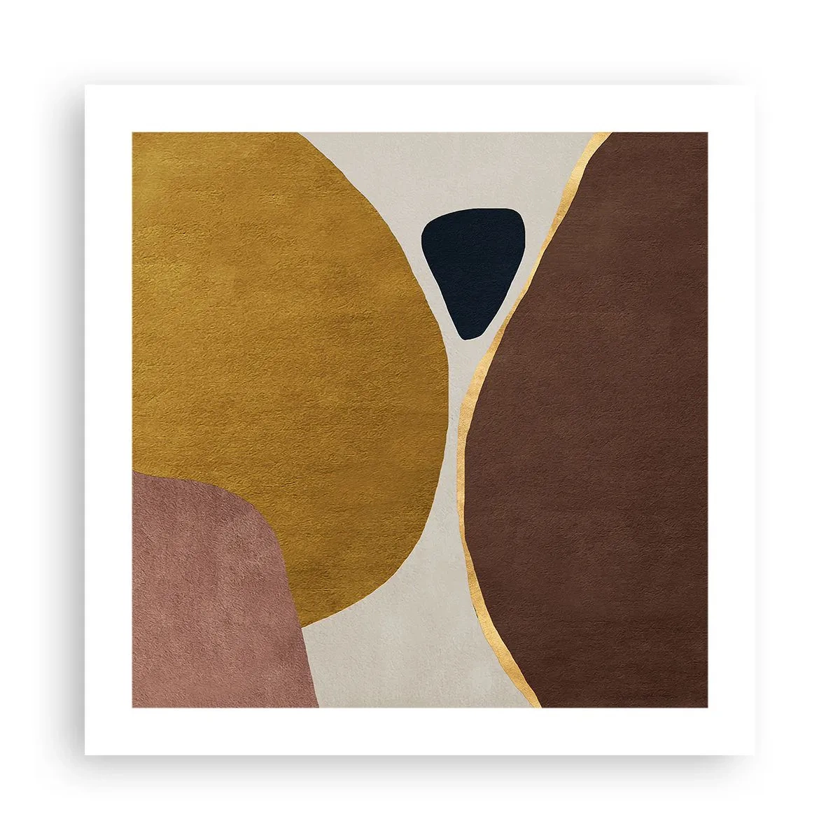 Plagát - Abstrakcia – miesto v priestore - 50x50 cm