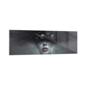 Obraz na skle - A planéty… - 160x50 cm