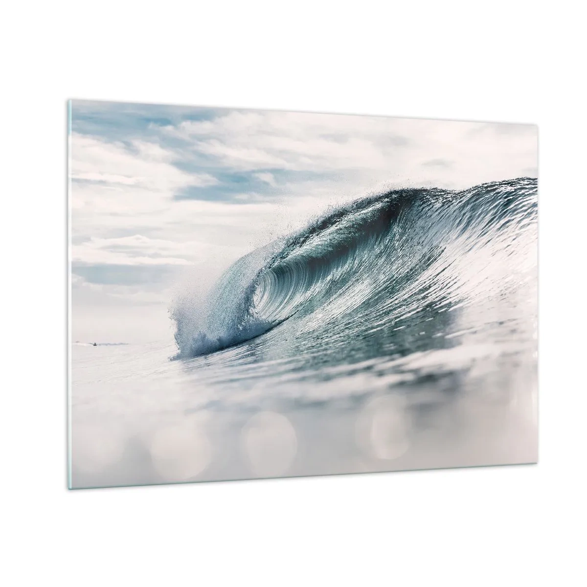 Obraz na skle - Vodná špička - 100x70 cm