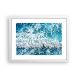 Plagát v bielom ráme - Radostne a skákavo - 40x30 cm