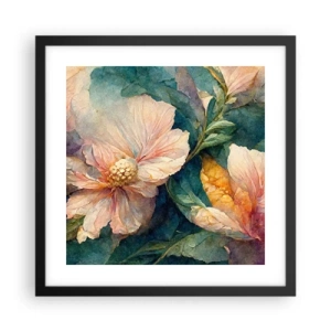 Plagát v čiernom ráme - Číra subtílnosť - 40x40 cm