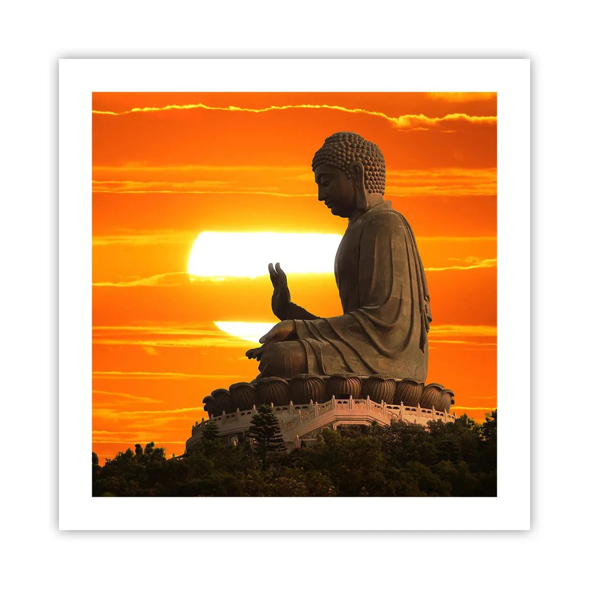 Plagát - Bez strachu zo sveta - 50x50 cm