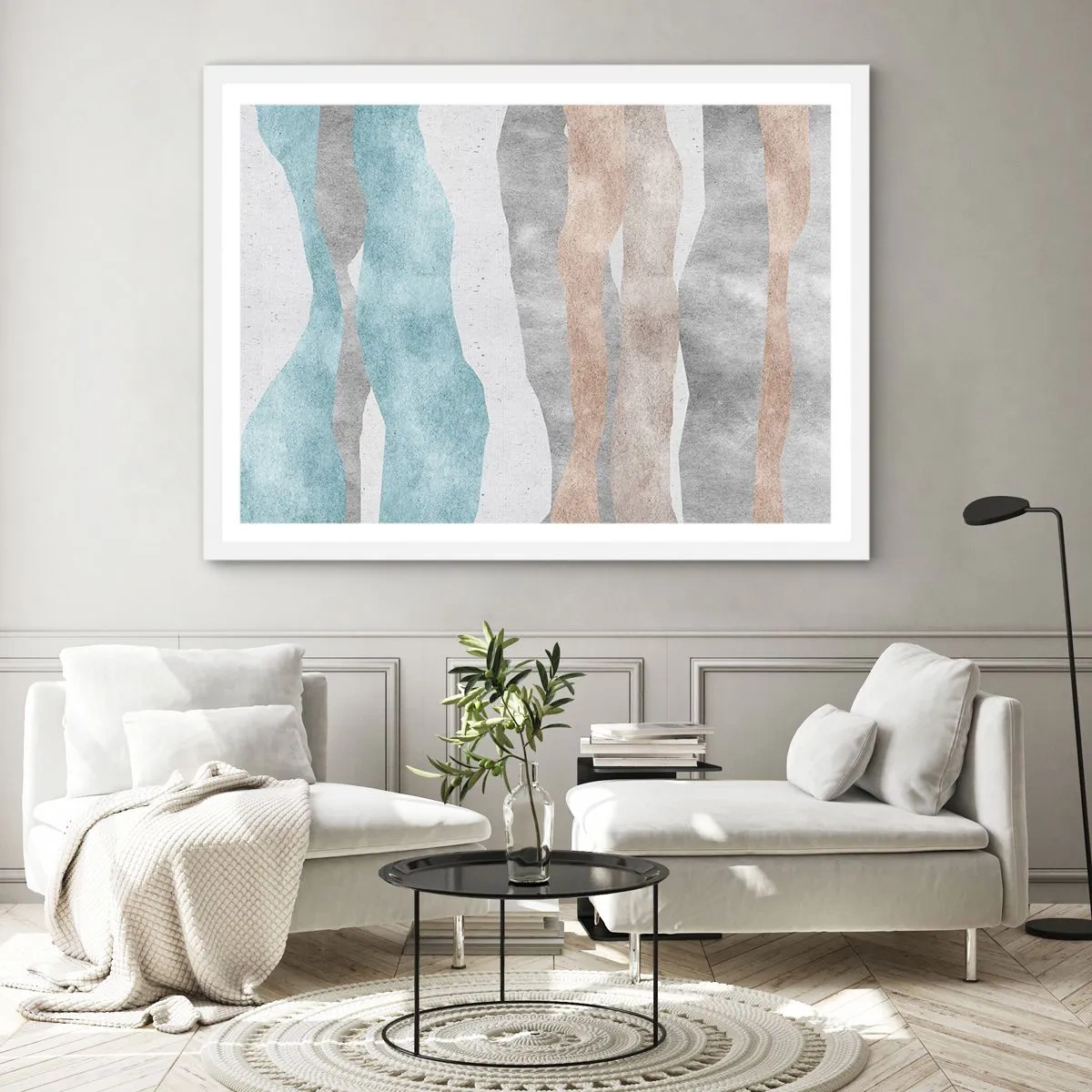 Plagát v bielom ráme - Štúdia blízkosti - 100x70 cm