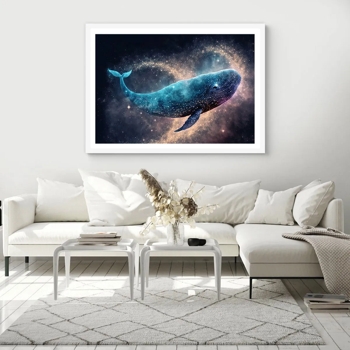 Plagát v bielom ráme - Existuje taký svet… - 50x40 cm