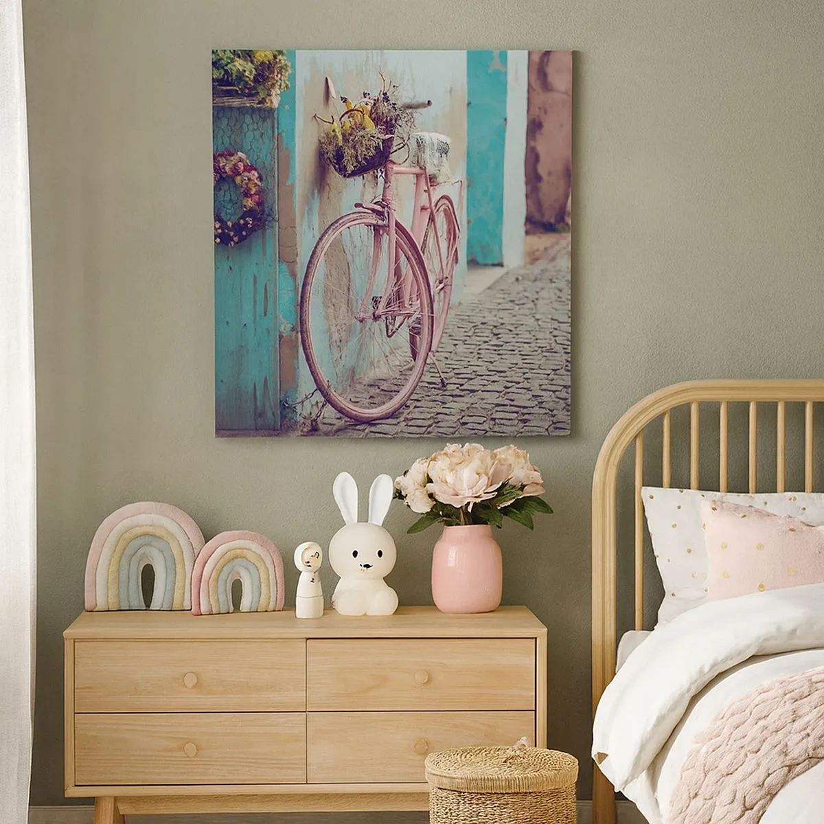 Obraz na plátne - Hneď sa vrátim - 30x30 cm