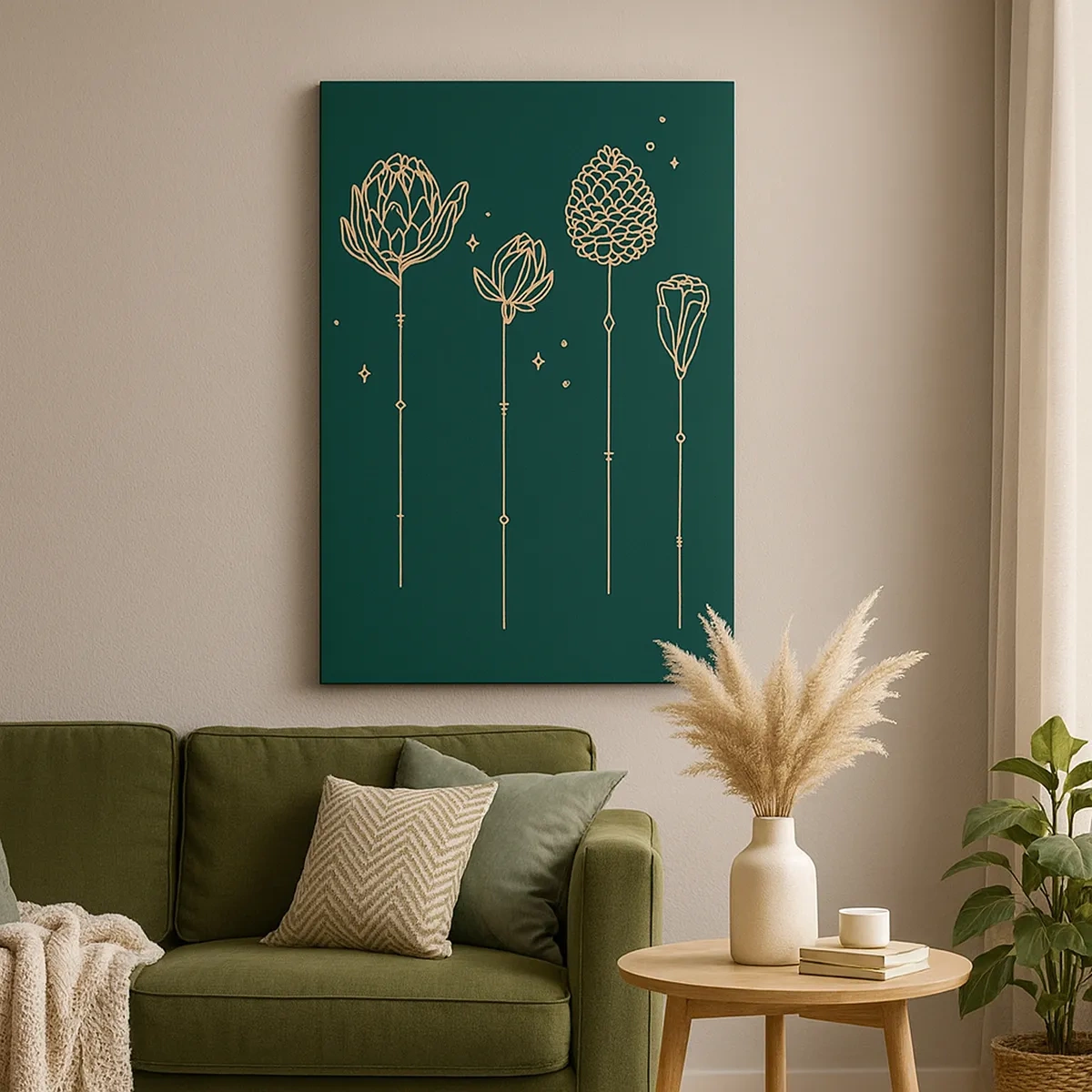 Obraz na plátne - Bylinky - 50x70 cm