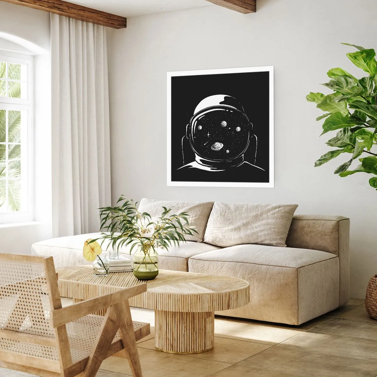 Plagát - Skvelý výhľad - 50x50 cm