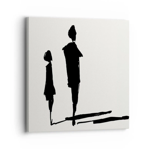 Obraz na plátne - Určite spolu? - 30x30 cm