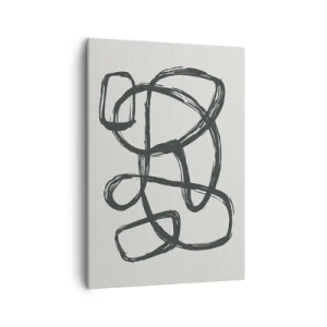 Obraz na plátne - Abstrakcie v slučke - 50x70 cm