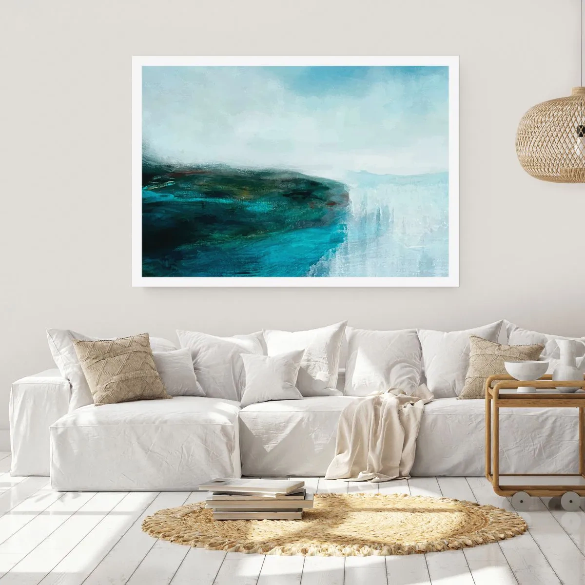 Plagát - Námorná abstrakcia - 70x50 cm