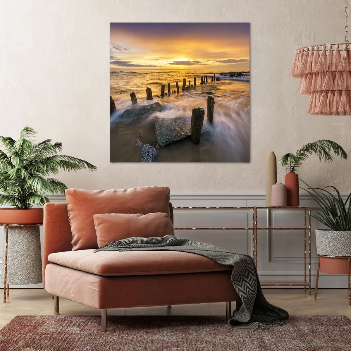 Obraz na plátne - Drsná krása Baltského mora - 60x60 cm