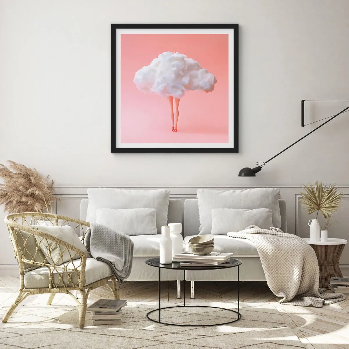 Plagát v čiernom ráme - Sladký sľub - 50x50 cm