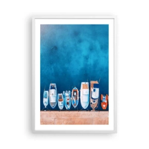 Plagát v bielom ráme - V rade za sebou - 50x70 cm