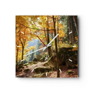 Nástenné hodiny - Čas na odpočinok - 30x30 cm