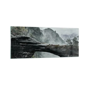 Obraz na skle - Dobrodružstvo práve začína - 100x40 cm