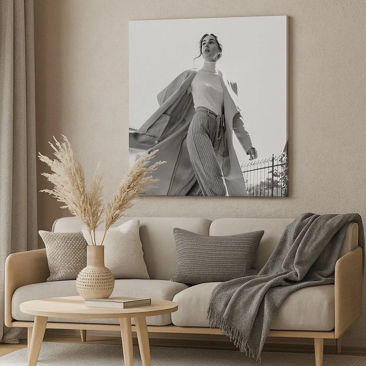 Obraz na plátne - Ideš so mnou? - 30x30 cm