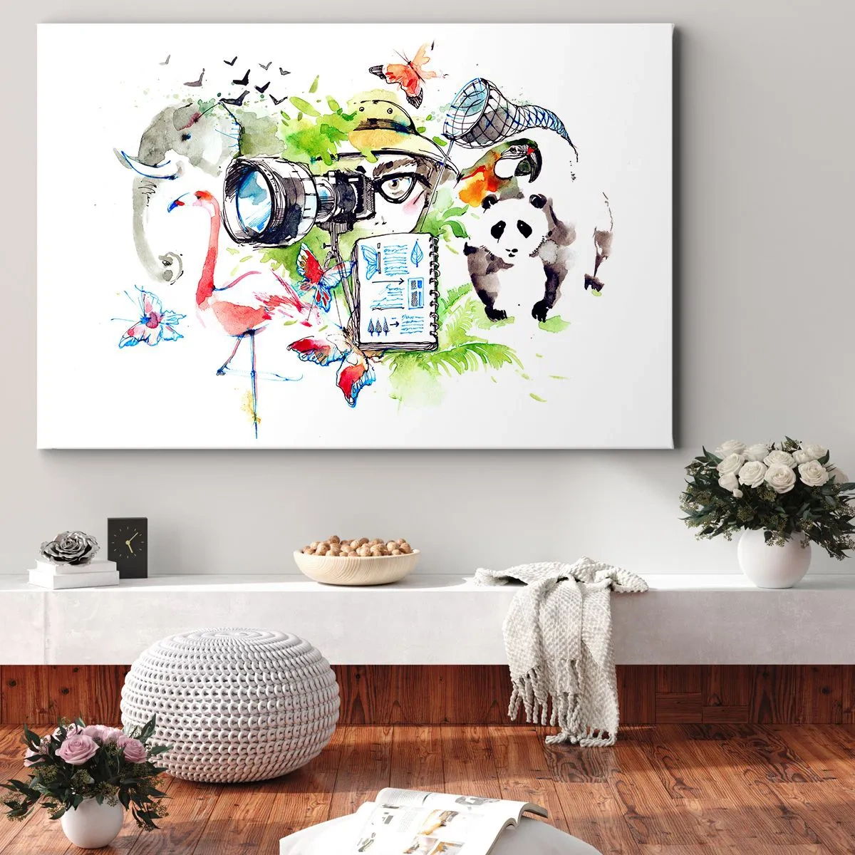 Obraz na plátne - Objektívom cestovateľa - 120x80 cm