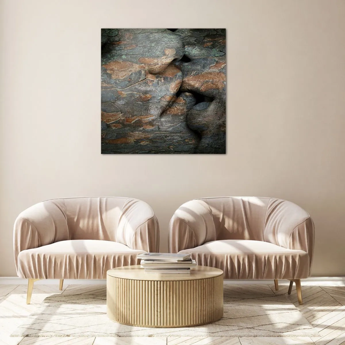 Obraz na skle - Navždy spolu - 50x50 cm