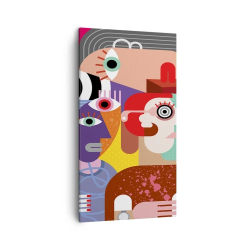 Obraz na plátne - My od pána Picassa - 45x80 cm