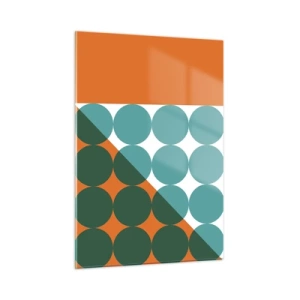 Obraz na skle - Hore a šikmo - 50x70 cm