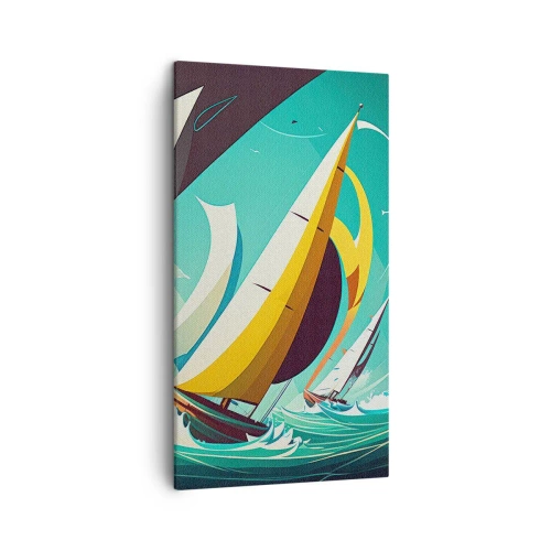 Obraz na plátne - Ako vychádzať so živlami - 45x80 cm